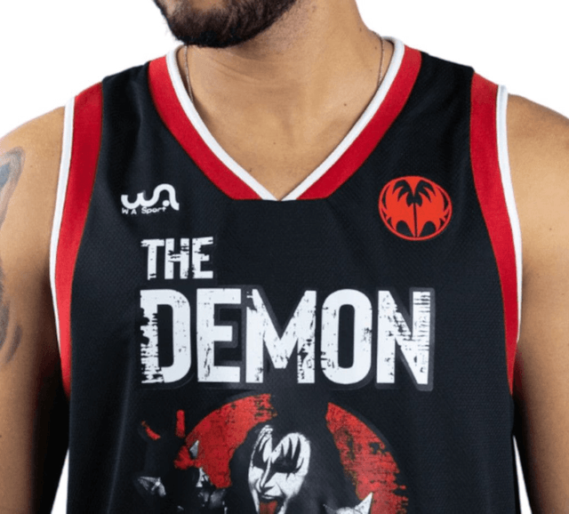 Kiss The Demon Basketball Jersey
