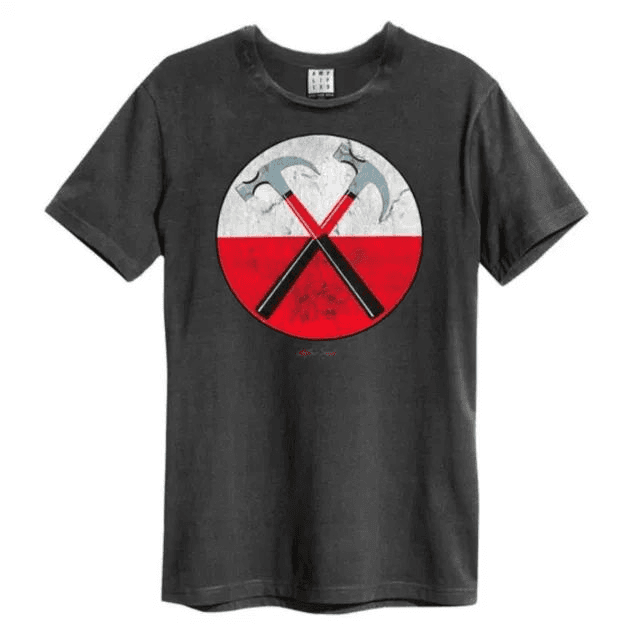 Pink Floyd Gerald Scarfe Amplified Vintage Charcoal T Shirt