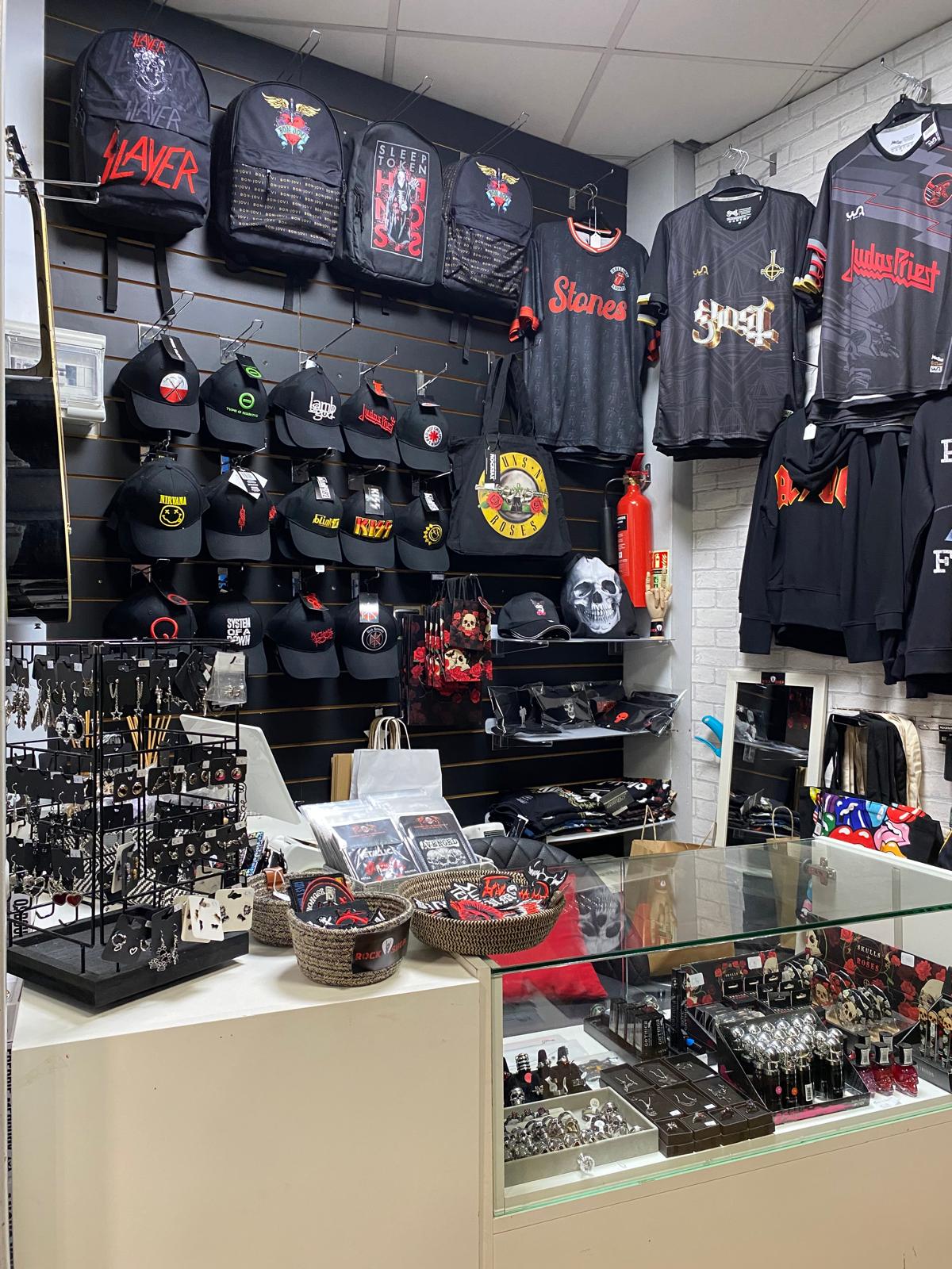 Caps, bags and accessories at Rock Shop Limerick